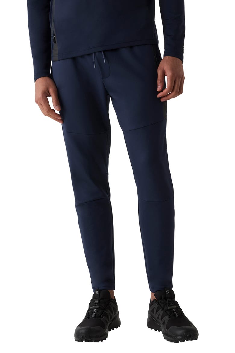 Sequoia Stretch Nylon & Cotton Blend Joggers, Main, color, MALTESE BLUE