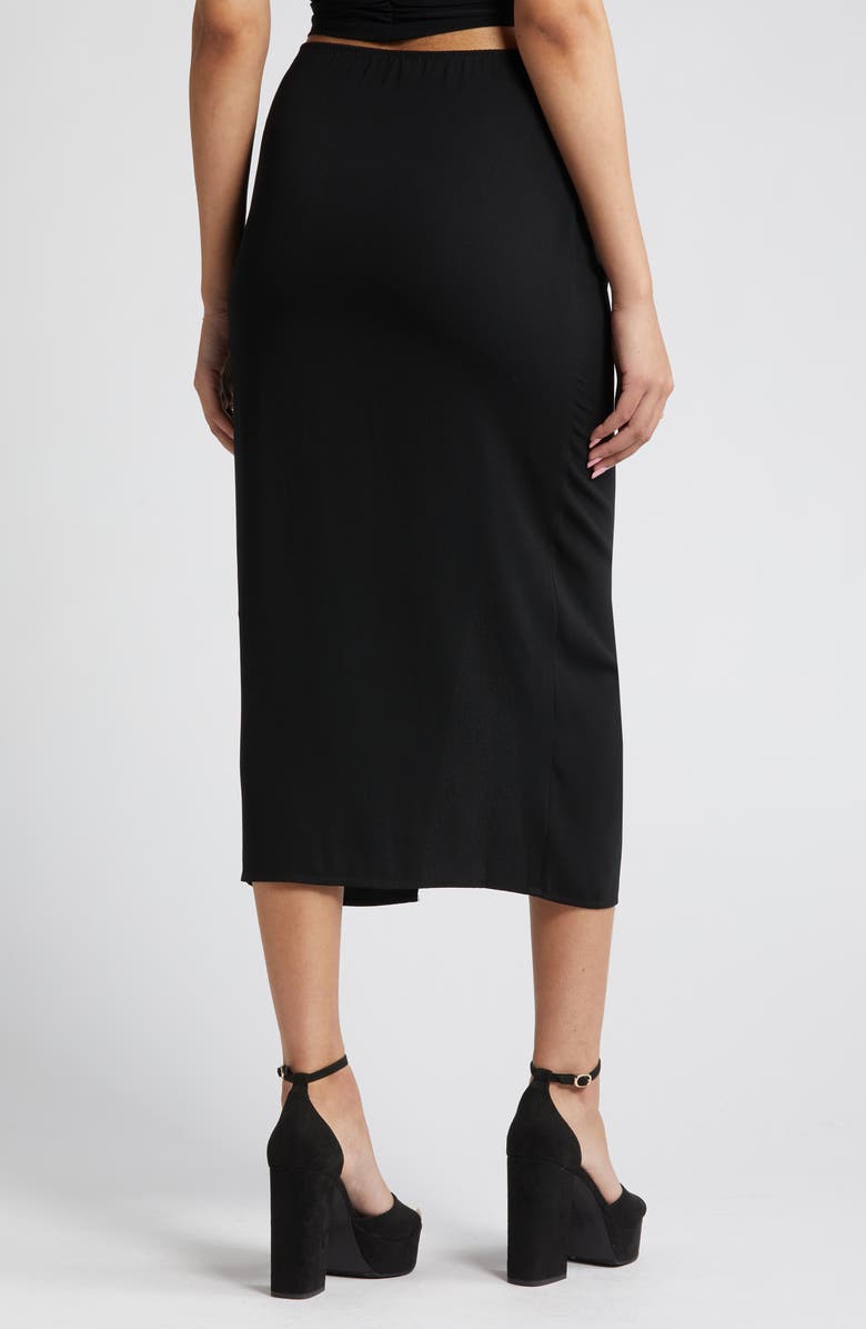 Open Edit Twist Front Skirt, Alternate, color, 