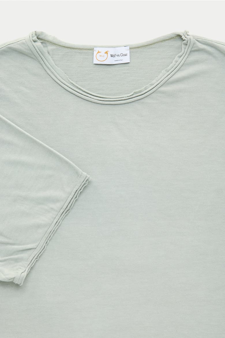 Light Weight Short Sleeve Roll Neck T-shirt, Alternate, color, Steel