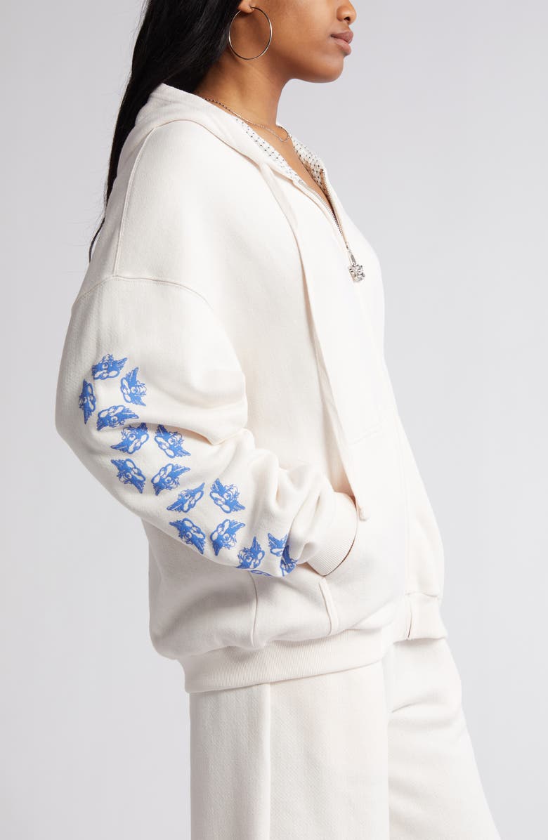 BOYS LIE Yours Truly Harley Graphic Zip-Up Hoodie, Alternate, color, 