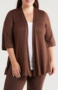 24seven Comfort Apparel Open Front Cardigan