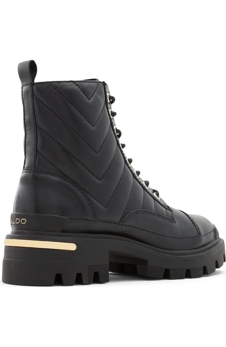 ALDO Quilt Combat Boot, Alternate, color,