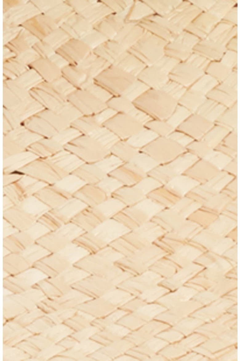 Raw Edge Floppy Straw Hat, Alternate, color, NATURAL