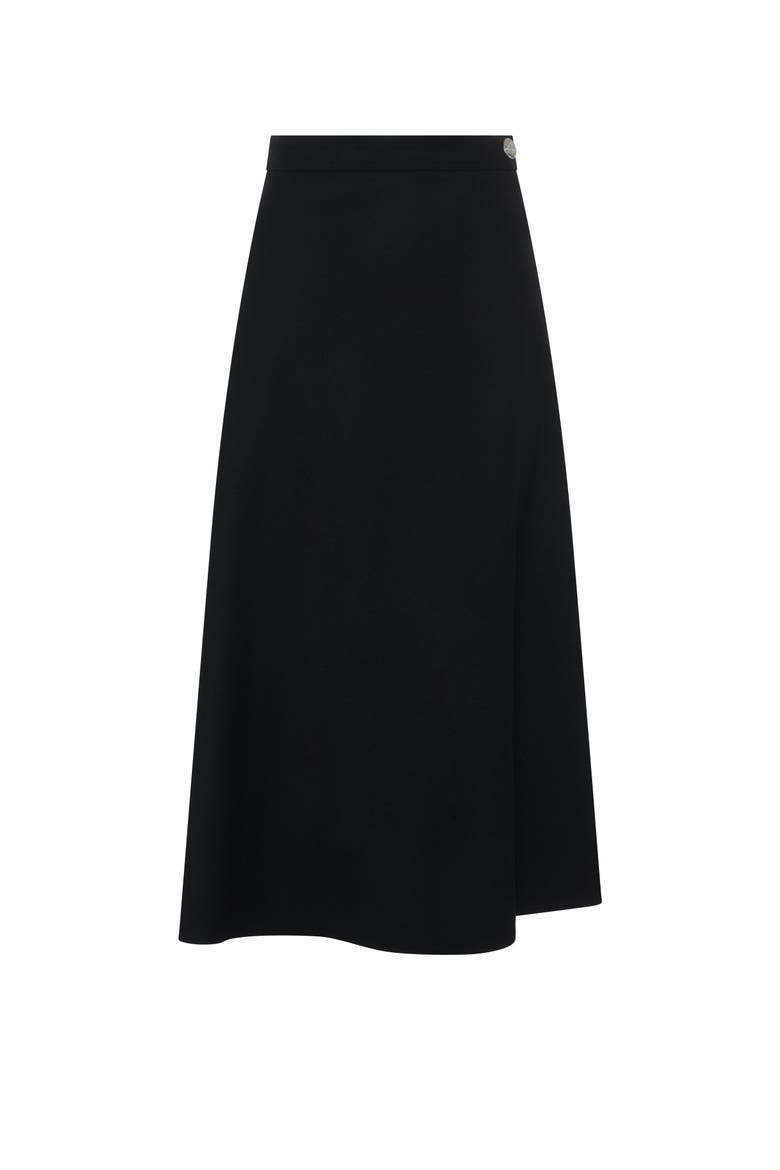 Paneled Pleated Skirt, Main, color, Black