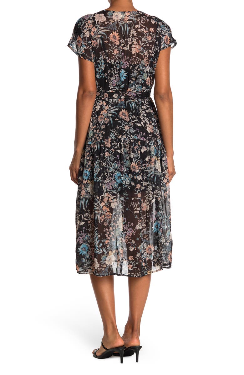 Lovestitch LOVE STITCH Floral Chiffon Dress, Alternate, color,