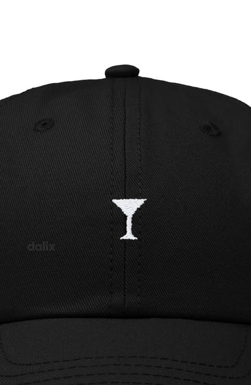 Dalix Lil Martini Dad Cap In Black