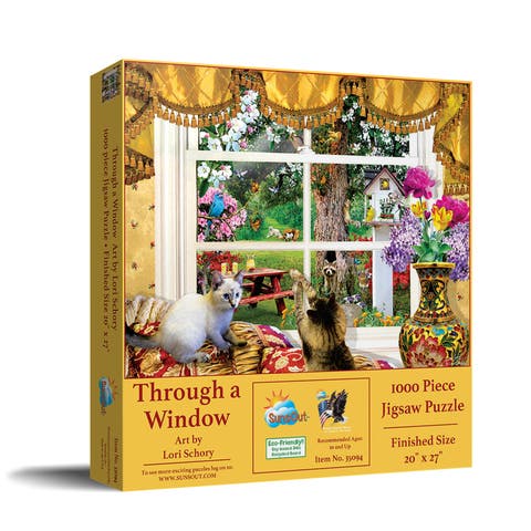 Through a Window 1000 piece Jigsaw Puzzle for Adults