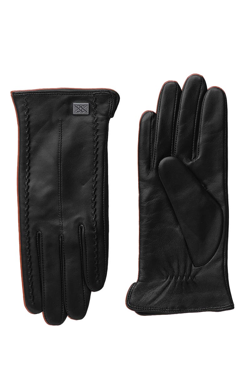Soia & Kyo Leather Gloves, Main, color, 