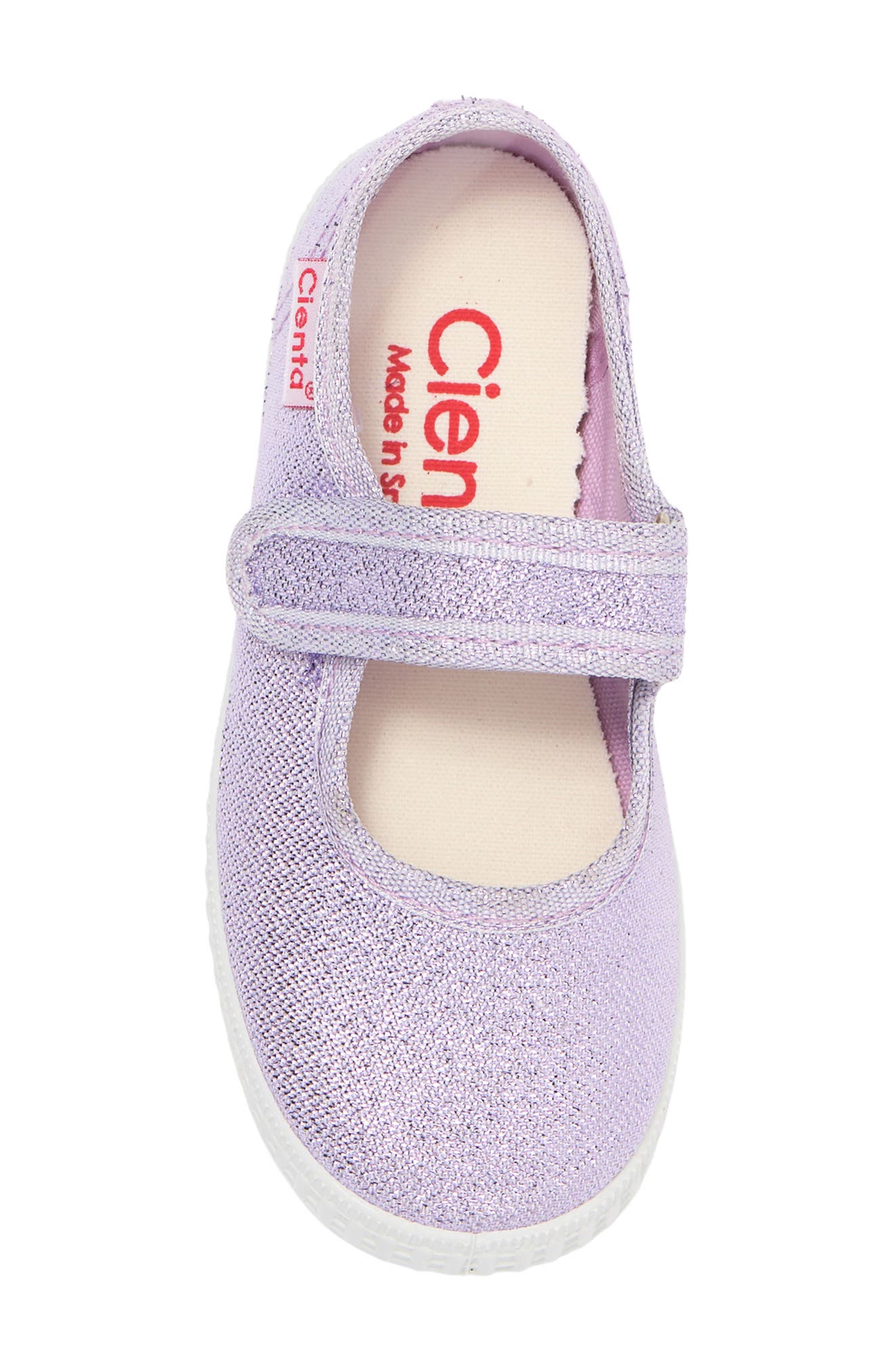 Cienta Mary Jane Sneaker, Alternate, color, Lilac Metallic