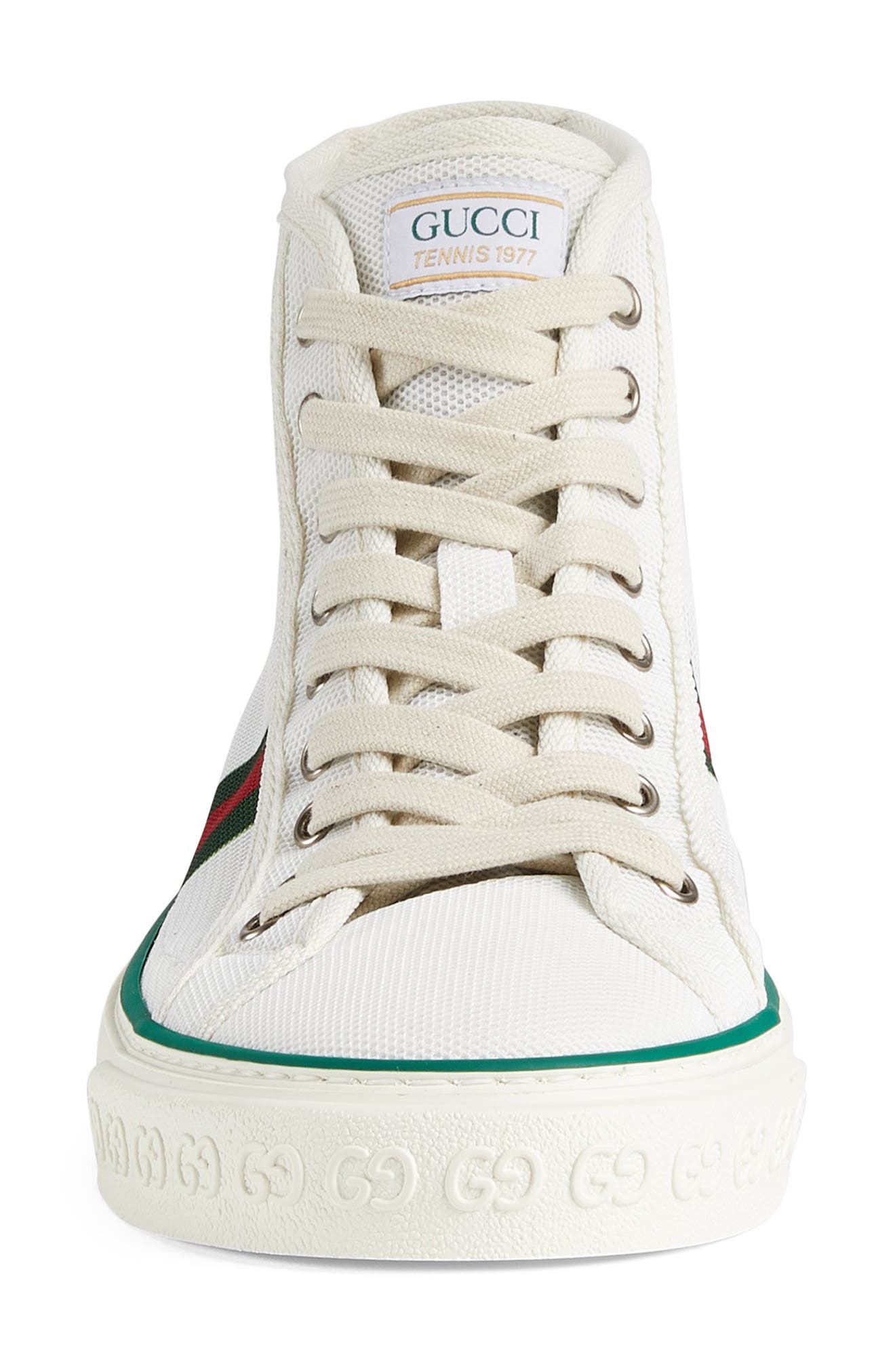 Gucci Tennis 1977 V High Top Sneaker, Alternate, color, 