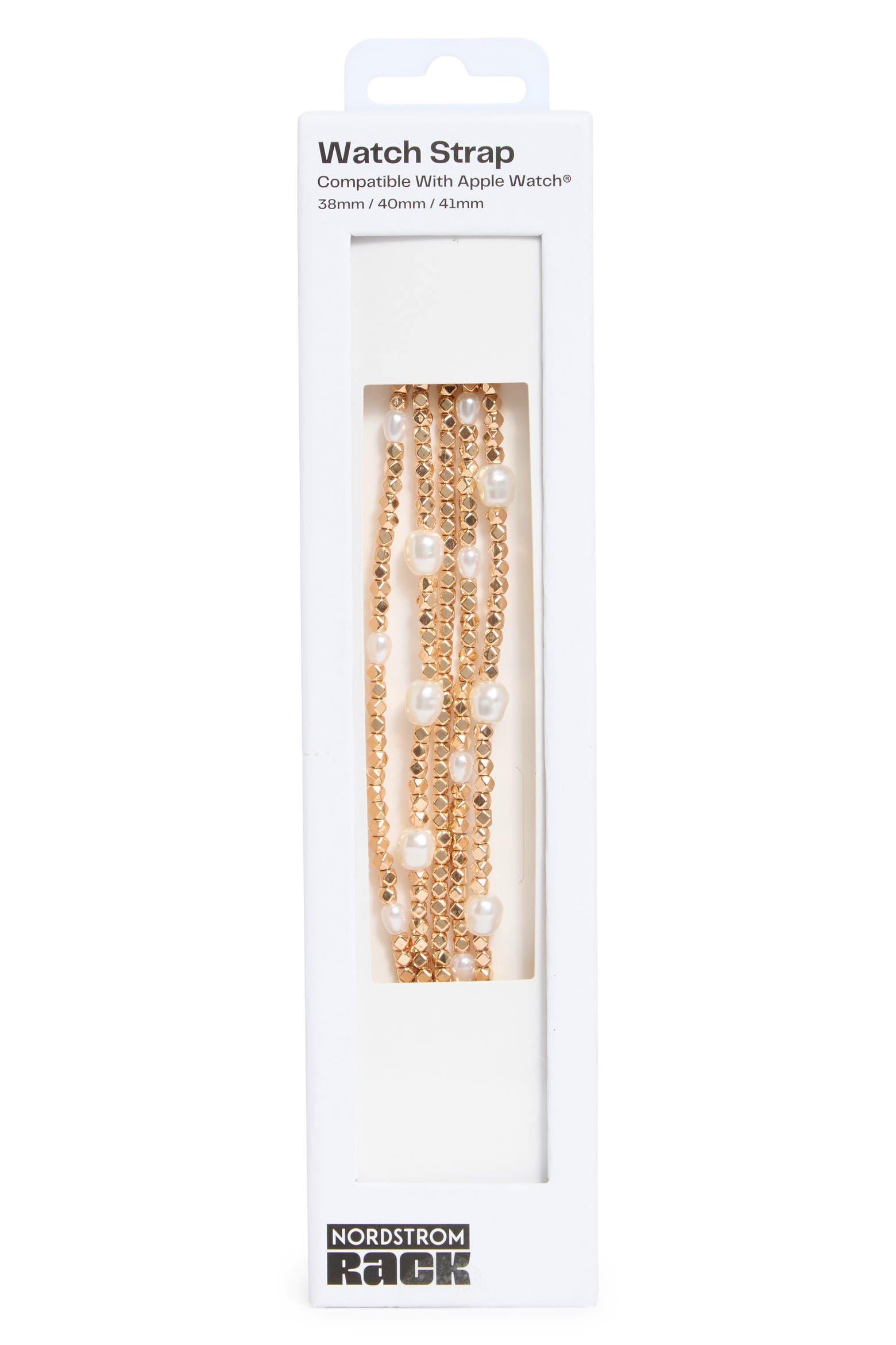 NORDSTROM RACK Embellished Beaded Apple Watch® Watchband (Women ...