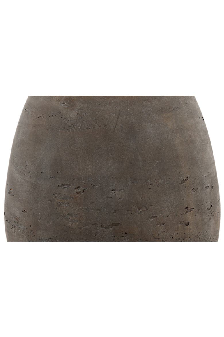 Althea Cement Outdoor Vase, Alternate, color, Brown