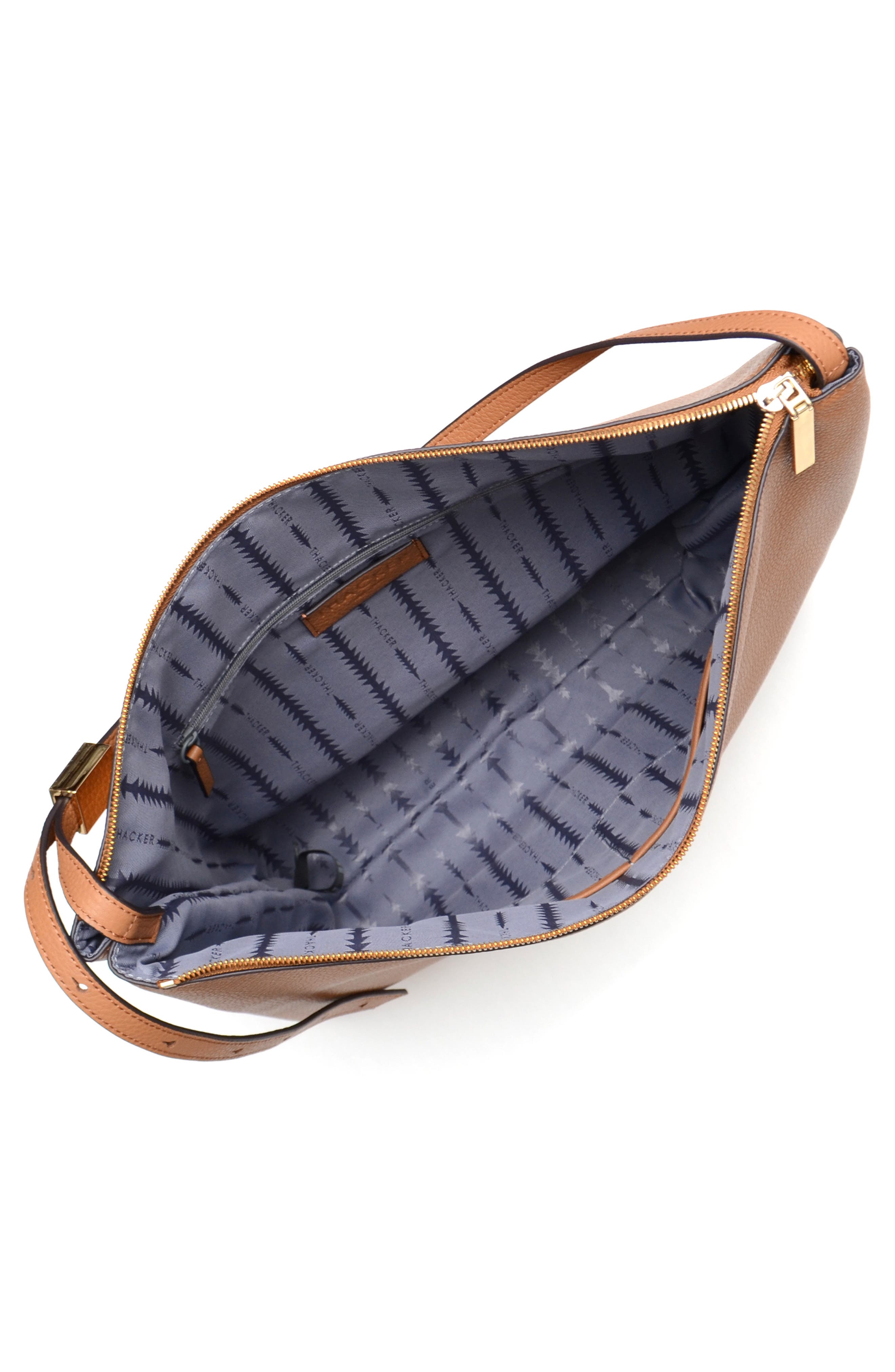 Thacker Gina Leather Shoulder Bag, Alternate, color, 