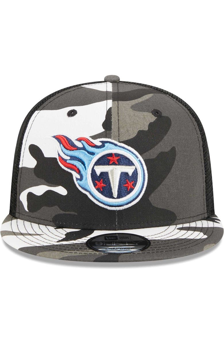 New Era Men's New Era Urban Camo Tennessee Titans 9FIFTY Trucker Snapback Hat, Alternate, color, 