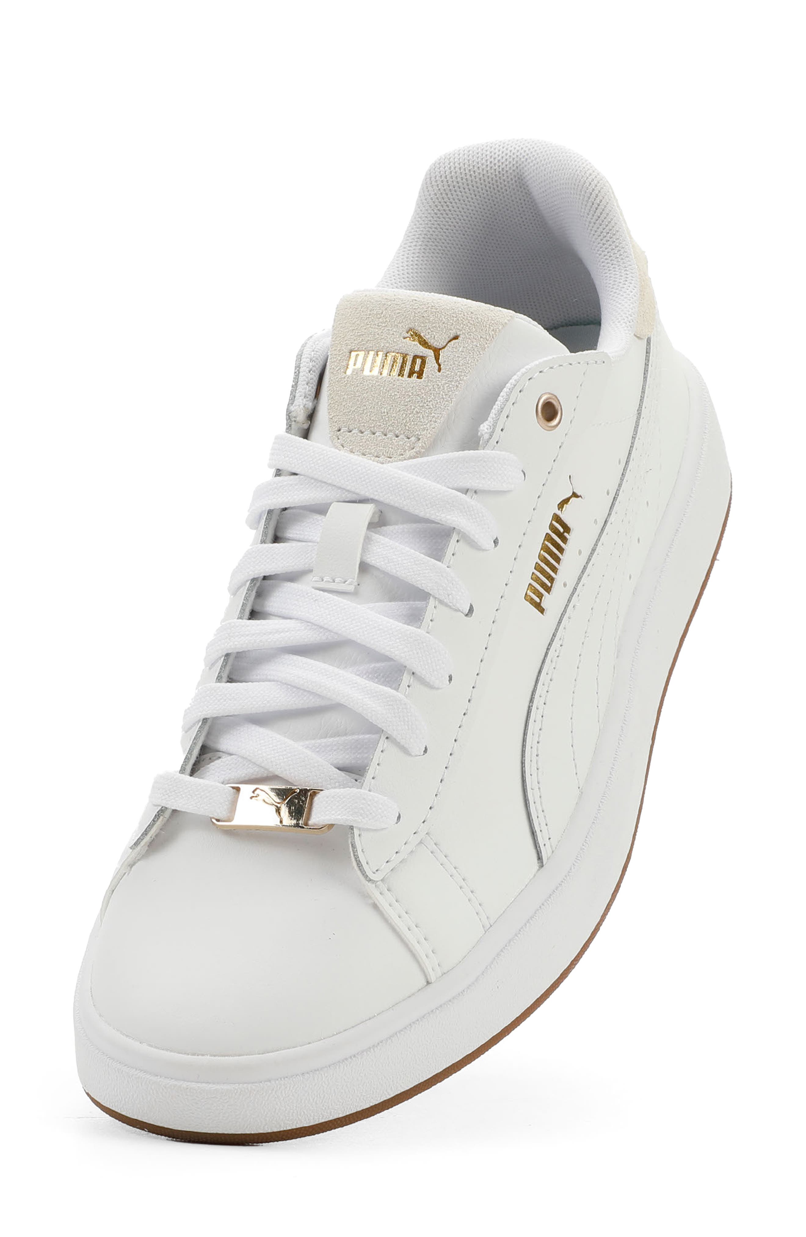 Aveline Sneaker, Alternate, color, PUMA WHITE/ PUMA GOLD