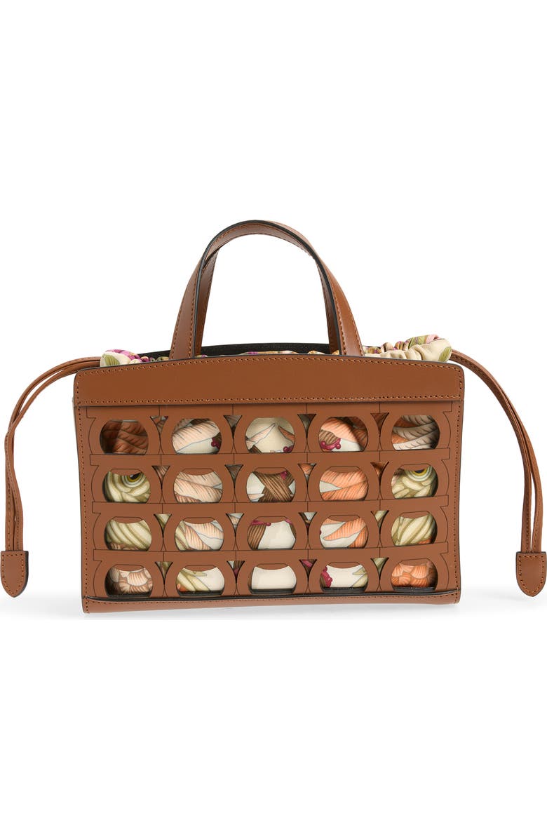 FERRAGAMO Mini Tote, Alternate, color, New Cognac Nero