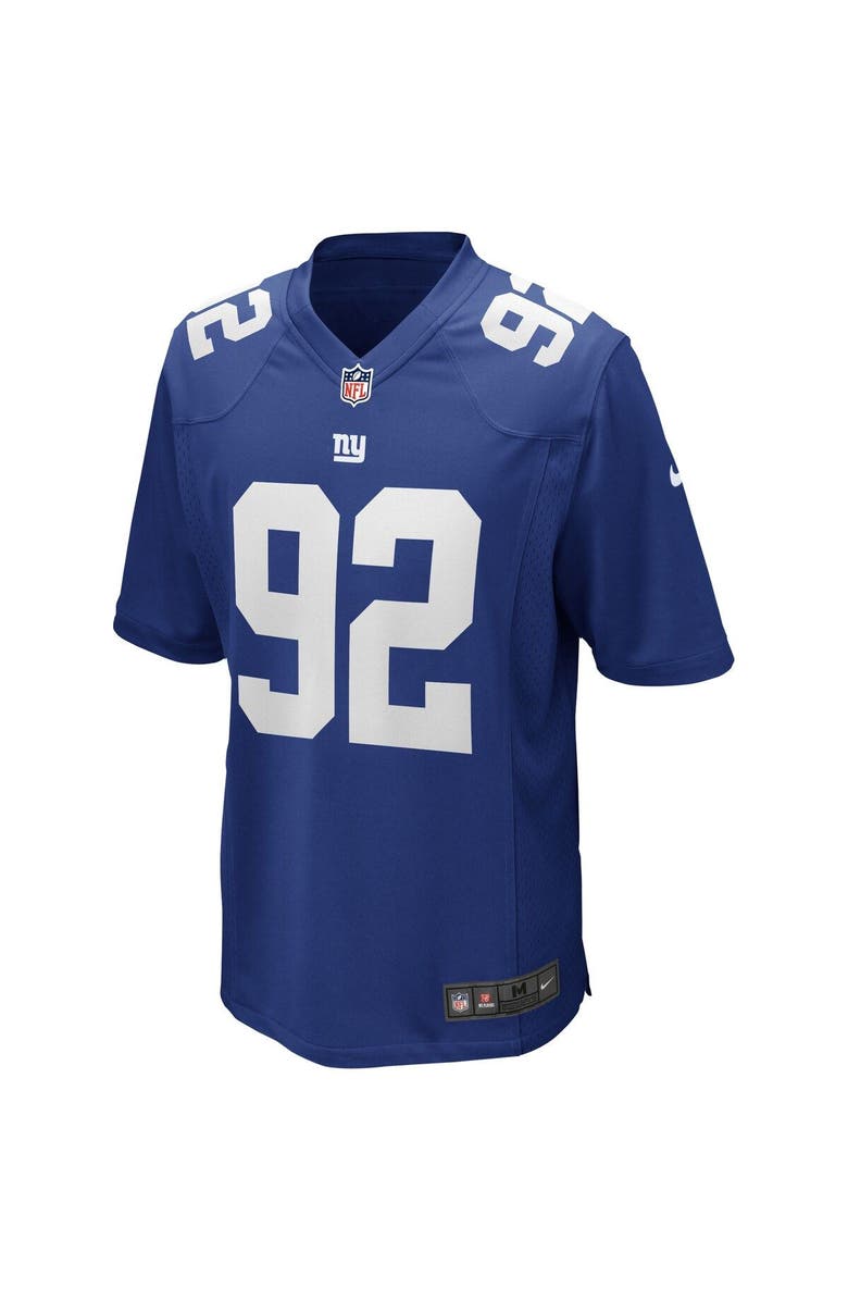 Nike Men's Nike Michael Strahan Royal New York Giants Game Retired Player Jersey, Alternate, color, 