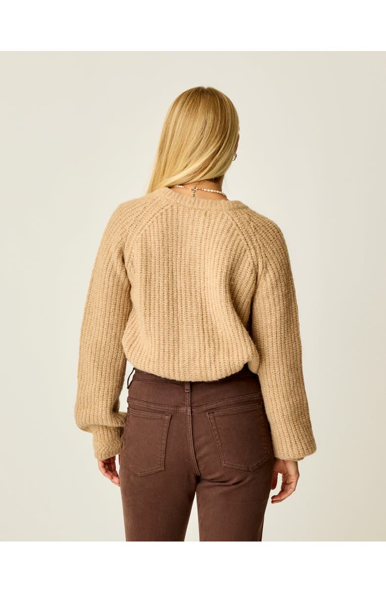Carve Designs Daphne Wool Cardigan, Alternate, color, Camel