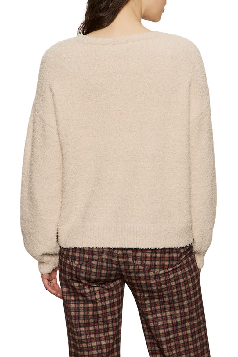 Teddy Shine Sweater, Alternate, color, LIGHT OAT BEIGE