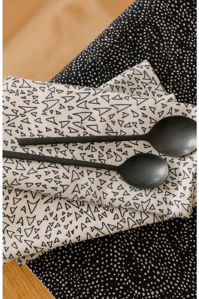 Basilone in Albatross - Pair of Napkins, Alternate, color, Albatross