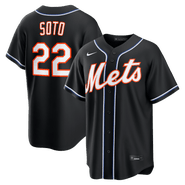 Nike Men's Nike Juan Soto New York Mets Fashion Replica Black Out Jersey