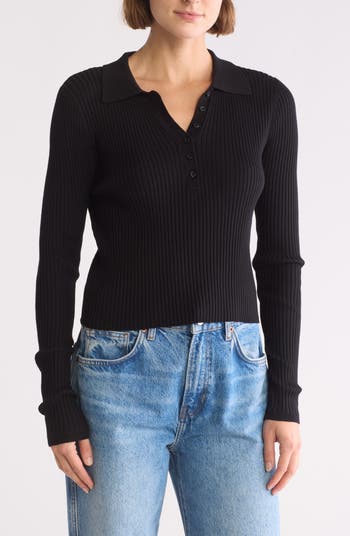 Calvin Klein Jeans Rib Polo Sweater | Nordstromrack