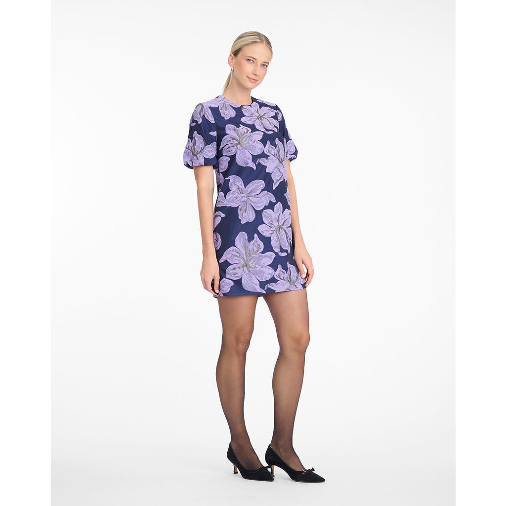 Draper James Lucinda Puff Sleeve Dress In Multi