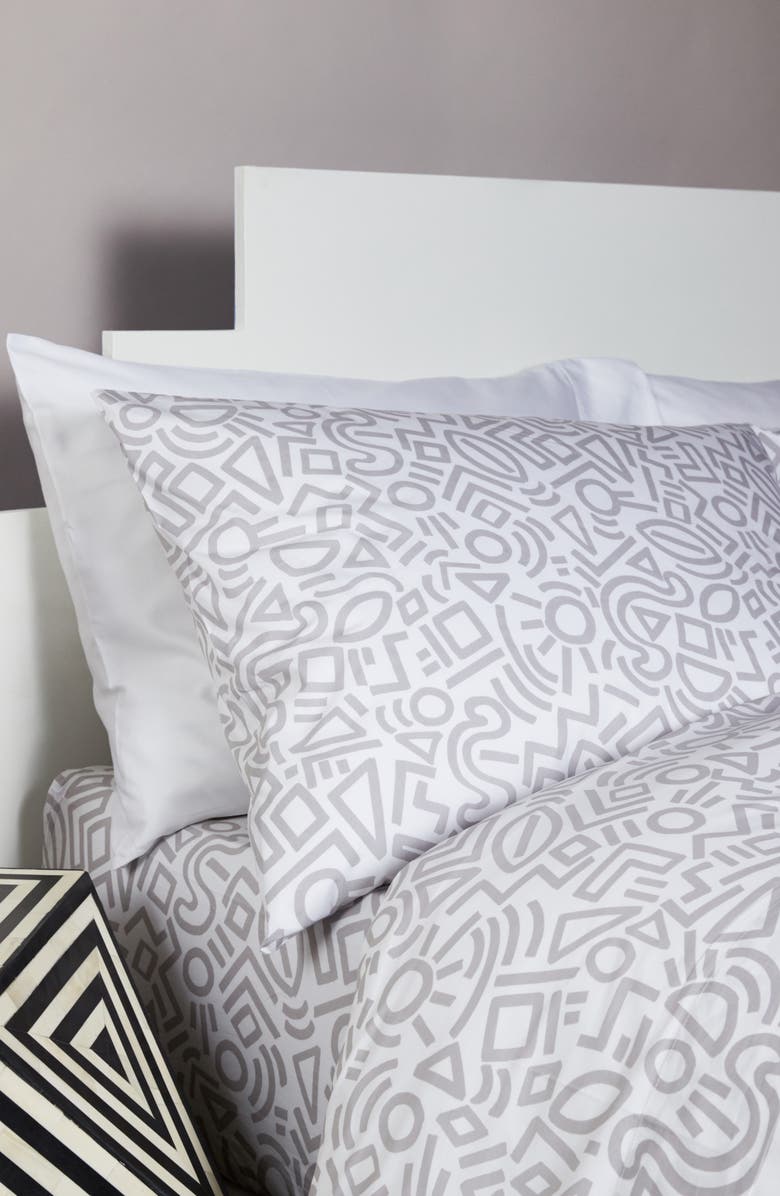 Aelfie Doodle 300 Thread Count Sheet Set, Alternate, color, 