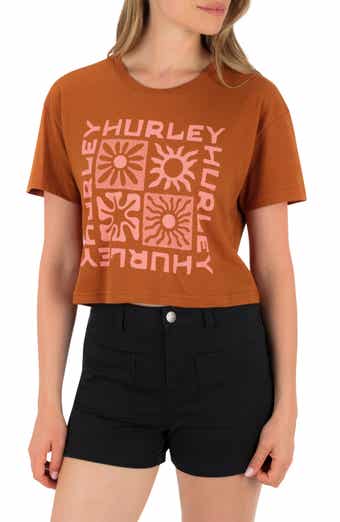 Hurley Botany Boxy Crop T-Shirt