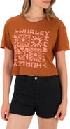 Hurley Botany Boxy Crop T-Shirt