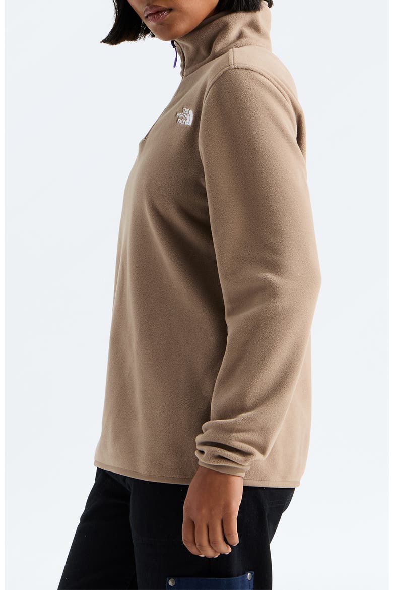Glacier Fleece Quarter Zip Pullover, Alternate, color, GARNET
