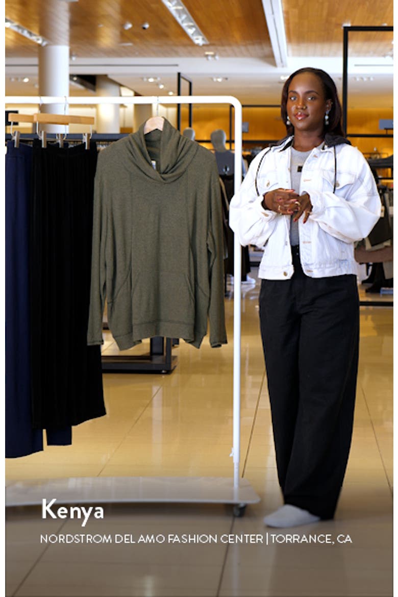 Drape Neck Pullover video