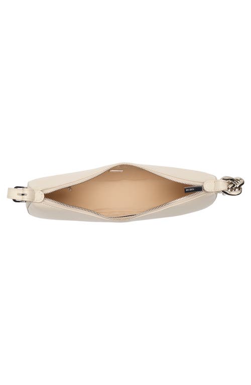 Bcbg Chain Detail Crescent Hobo Bag In Gray