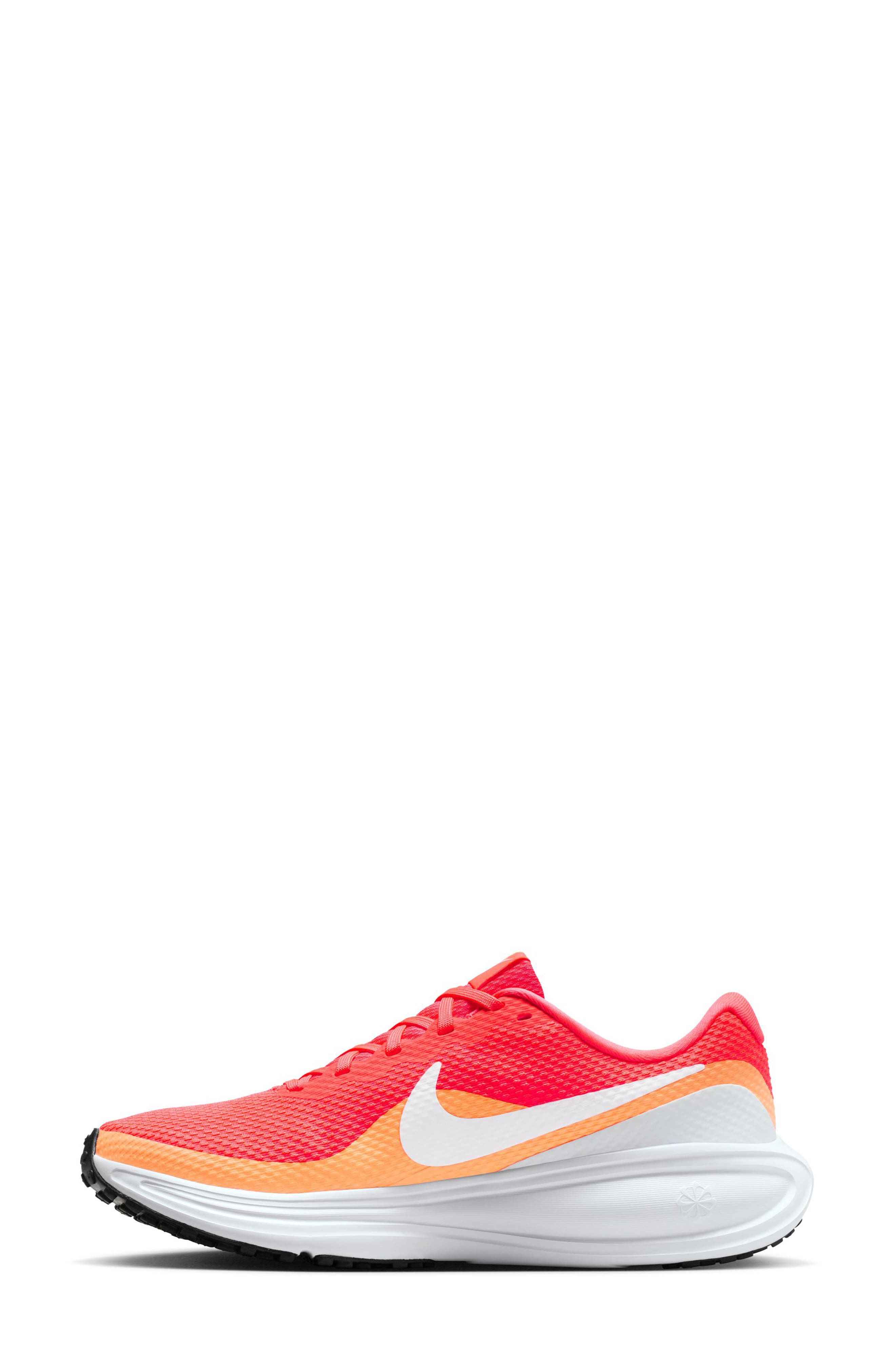 Revolution 8 Running Shoe, Alternate, color, HOT LAVA/ WHITE-ORANGE/ BLACK