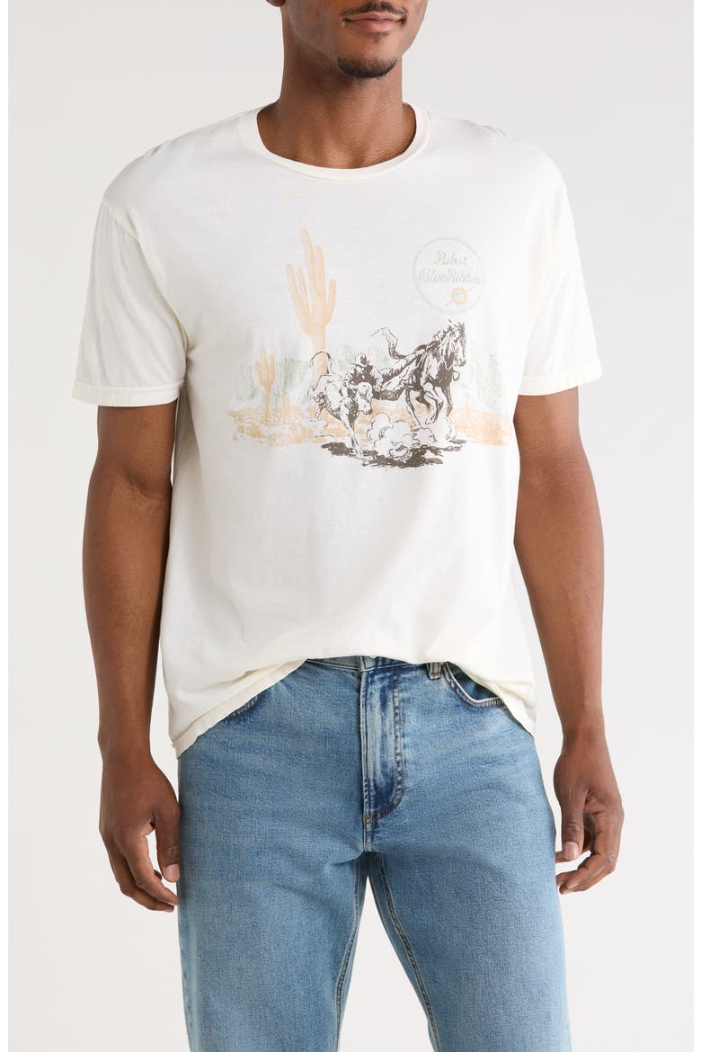 Little Doggy Cotton Graphic T-Shirt, Main, color, WHITE