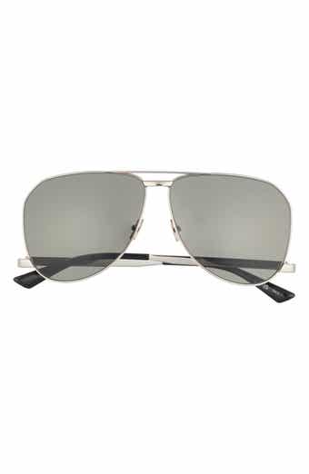 Saint Laurent 61mm Aviator Sunglasses