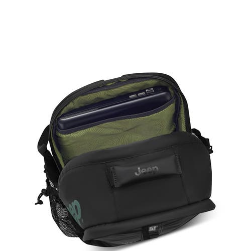 Jeep Js011b 15.6" Laptop Laptop Travel Backpack In Black