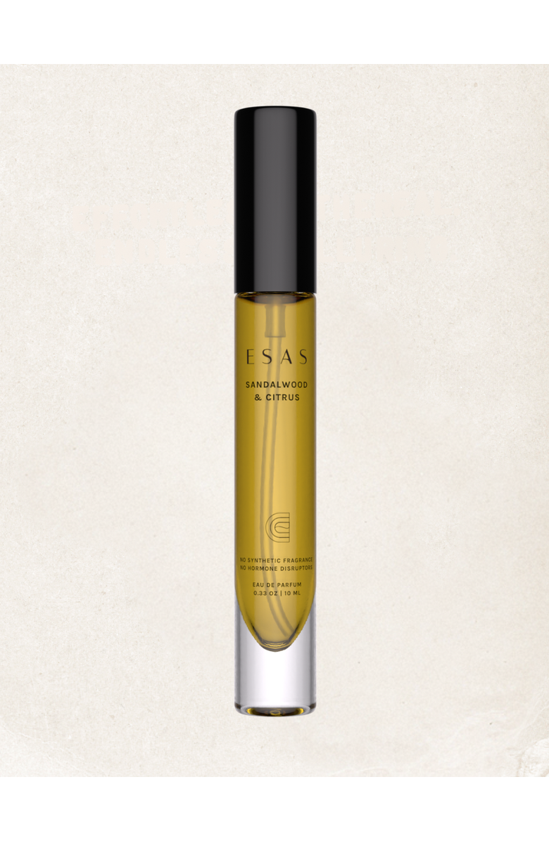 Esas NYC Sandalwood & Citrus Organic Eau de Parfum - Bright Citrus and Santal, Main, color, 0.33 Oz