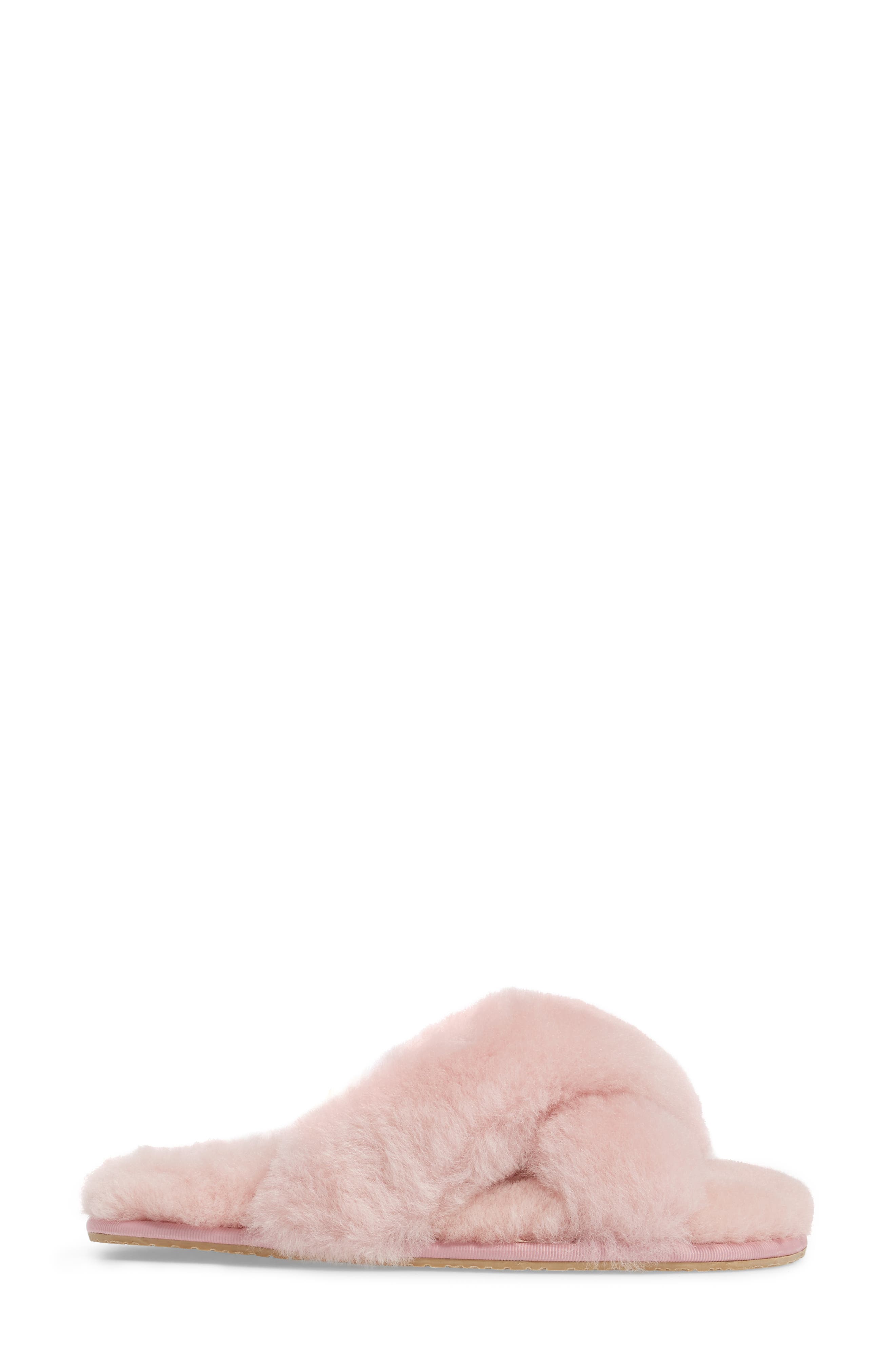 Mt. Hood Genuine Shearling Slipper, Alternate, color, POWDER PINK