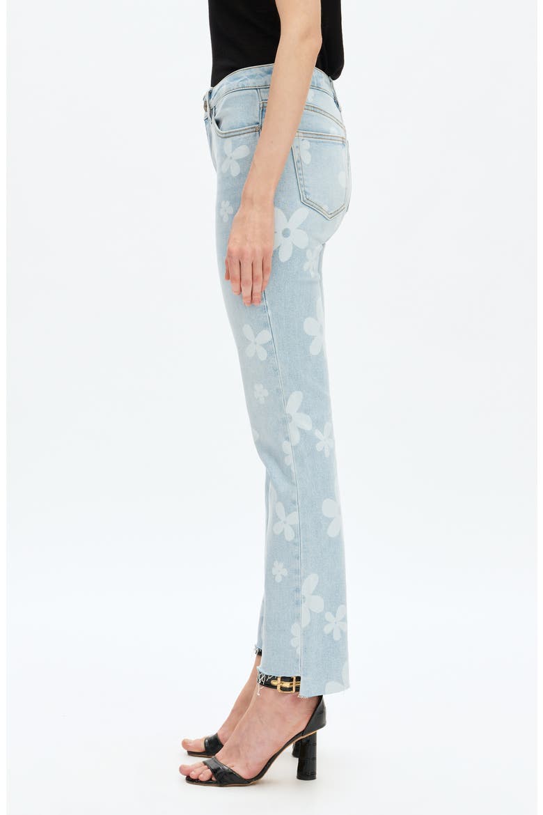 Ankle Straight Leg Jeans, Alternate, color, LIGHT BLUE
