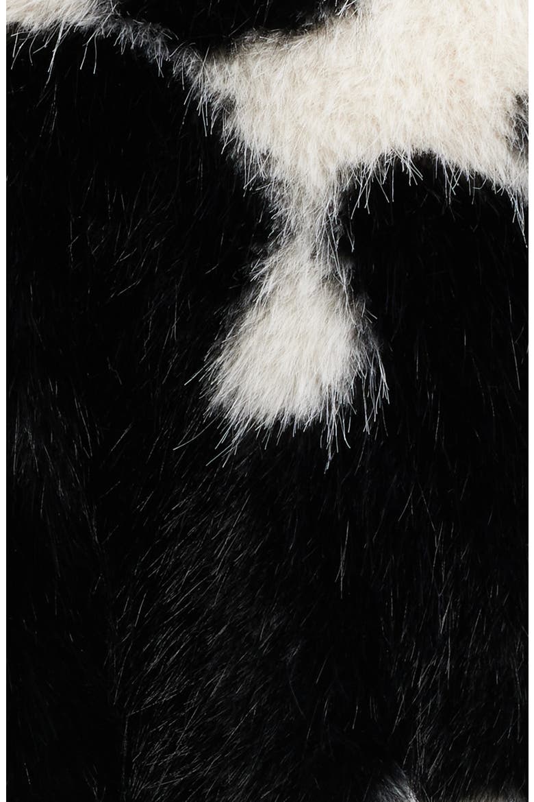 Livingstone Cow Print Faux Fur Jacket, Alternate, color, CATTLE PRINT FUR