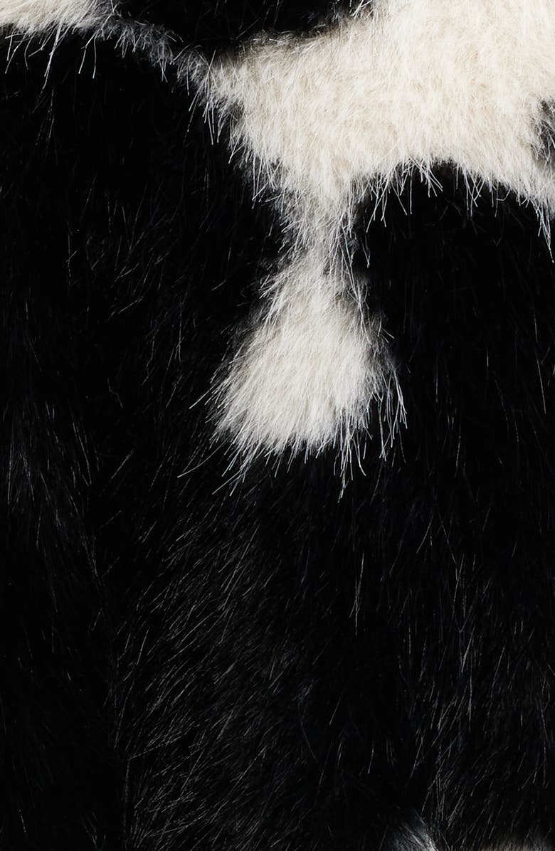 AFRM Livingstone Cow Print Faux Fur Jacket, Alternate, color, Cattle Print Fur