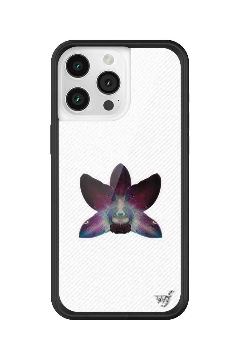 Orchid | White iPhone Case, Alternate, color, White