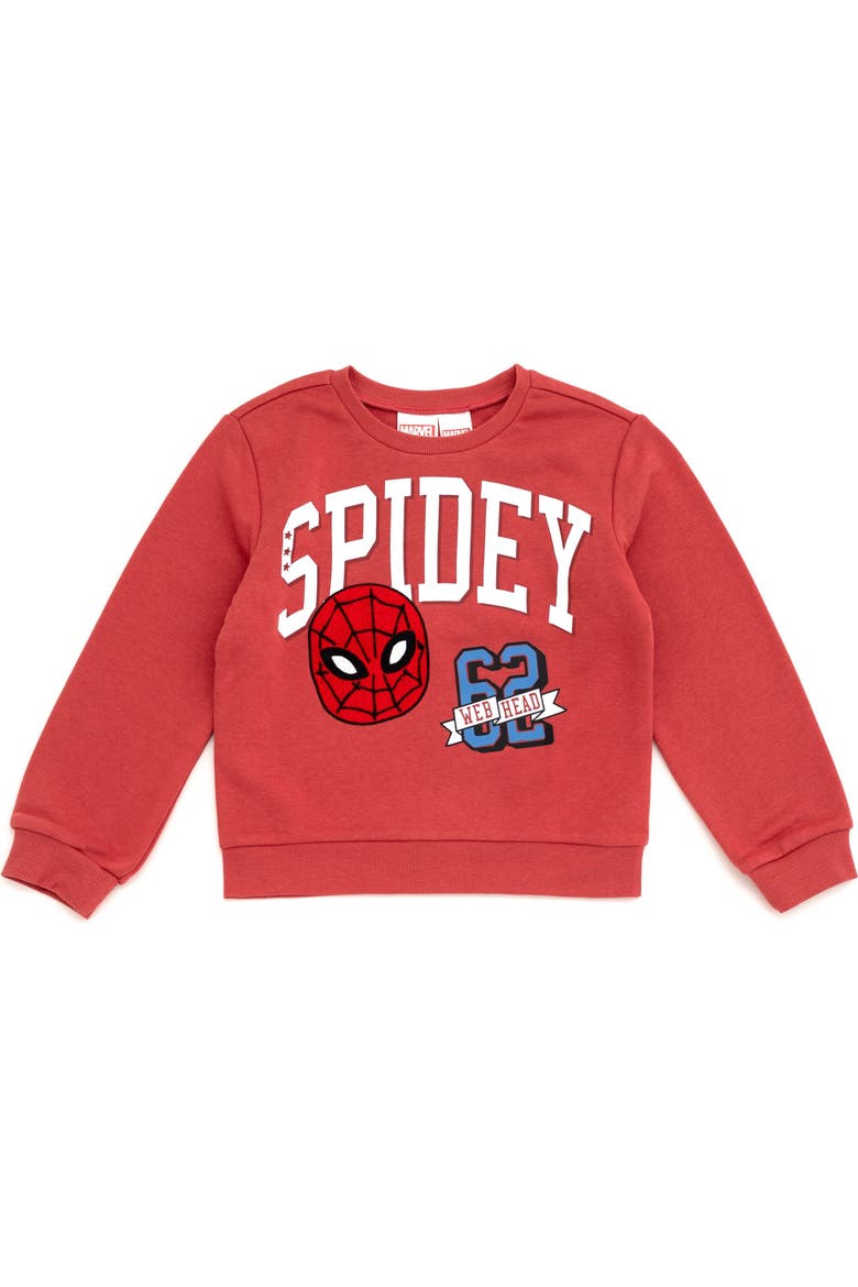 Spider-Man Fleece 2-Piece Sweatshirt and Pants Set, Alternate, color, Red Spider Man