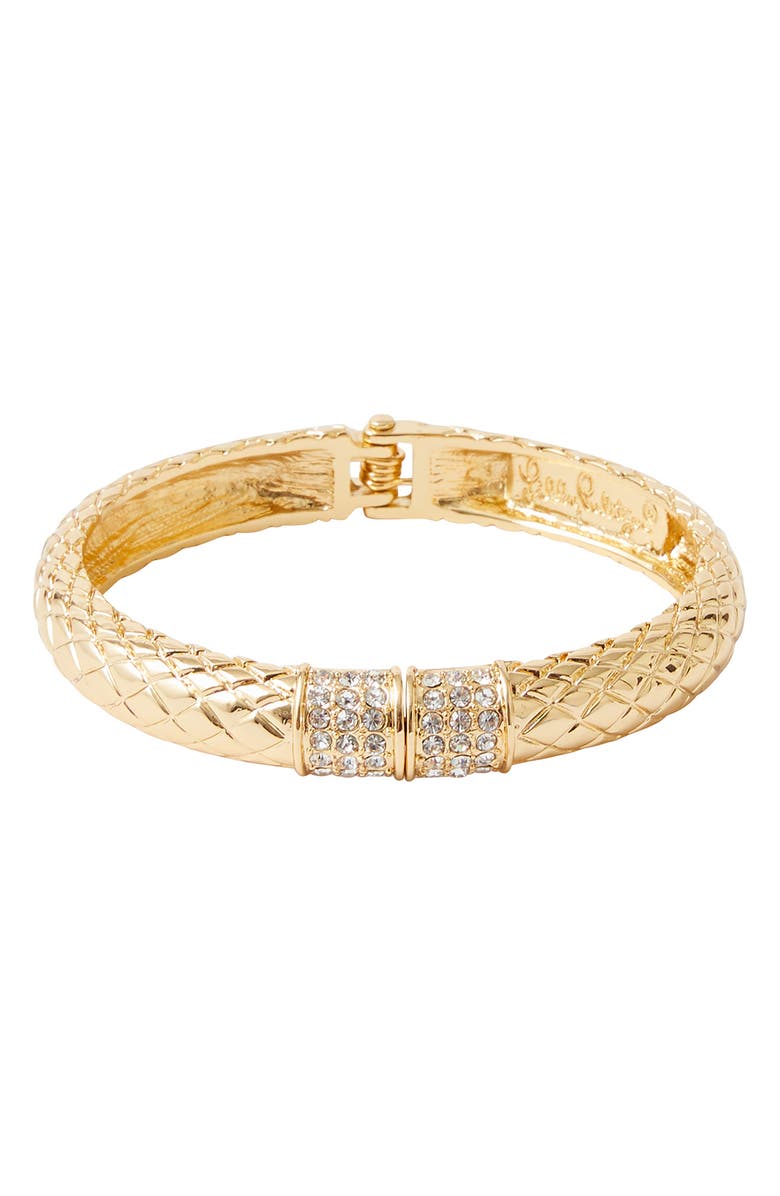 Lilly Pulitzer<sup>®</sup> Sea Fan Hinge Bracelet, Main, color, 