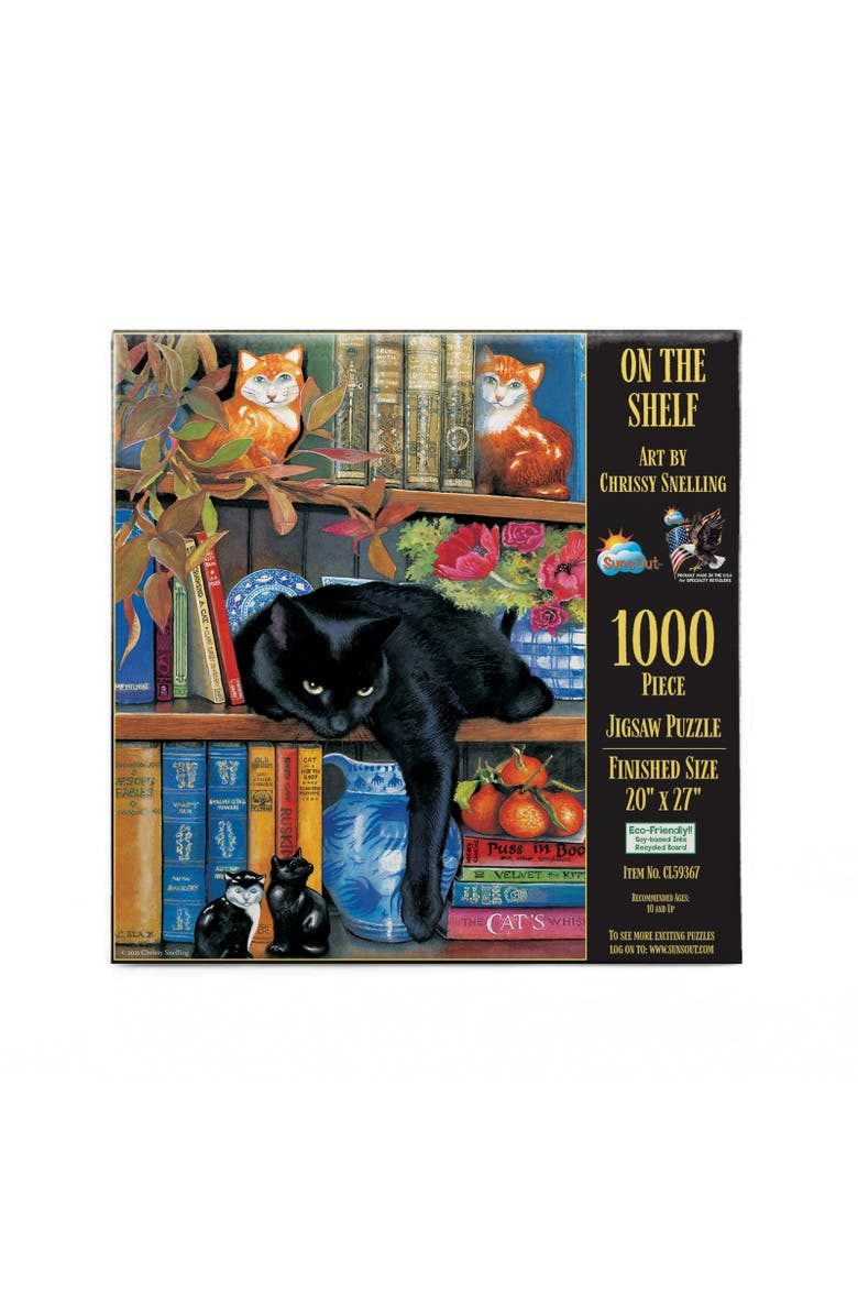 Sunsout On The Shelf 1000 piece Jigsaw Puzzle for Adults, Alternate, color, Multicolor