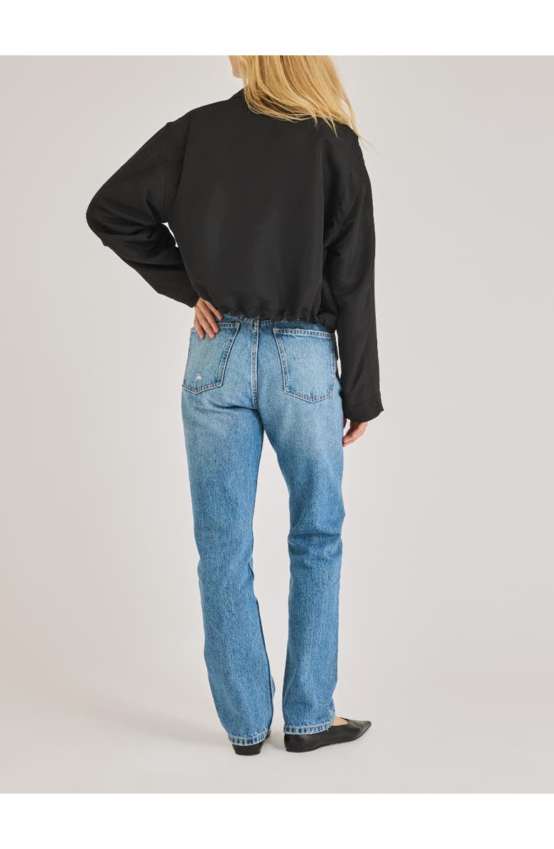 Rebecca Taylor Cropped Faille Jacket, Alternate, color,