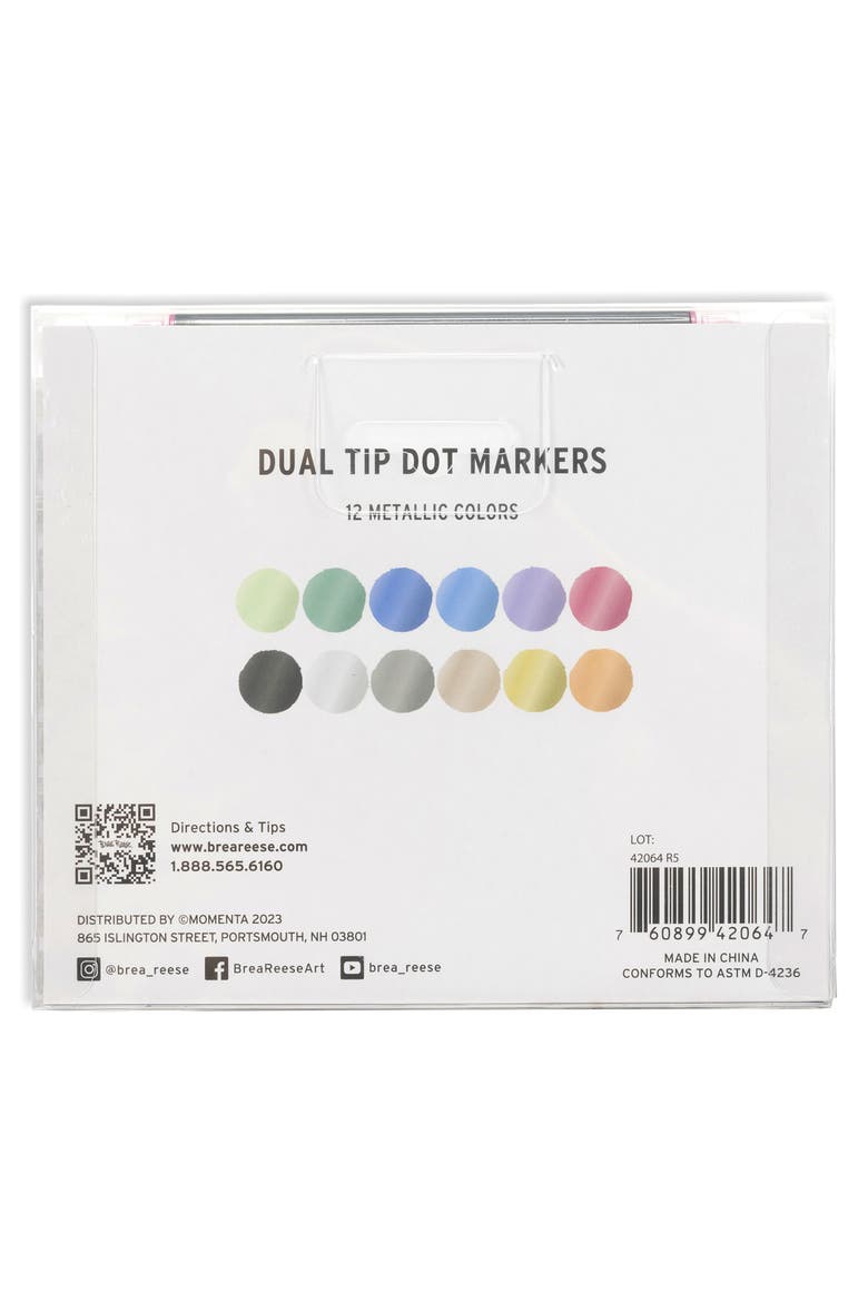 Dual Tip Markers 12Pc, Kids & Adults, Alternate, color, Multicolored