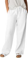 Eileen Fisher Organic Cotton & Organic Linen Straight Leg Pants