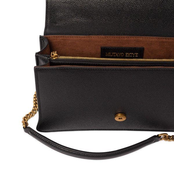 Mutayo Ekiye The Oma Handbag, Alternate, color, Black
